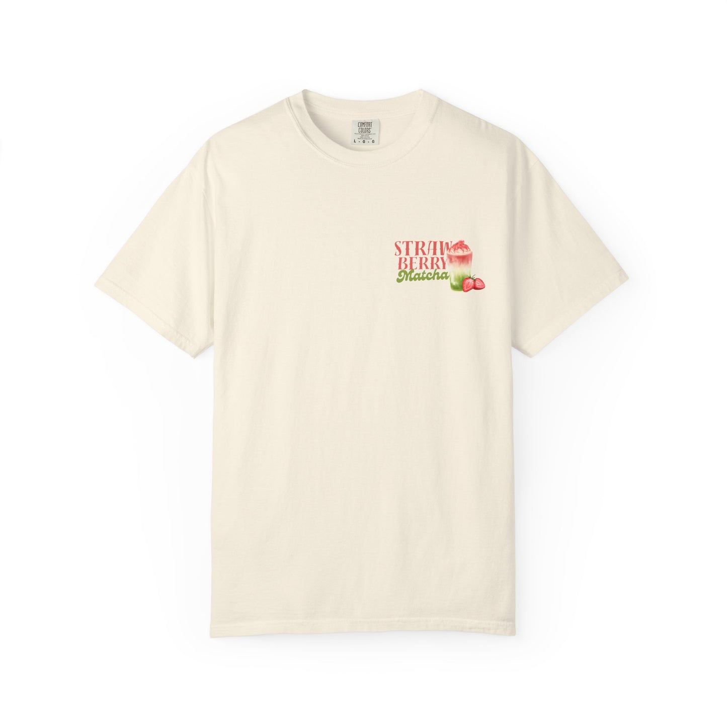 Ivory Strawberry Matcha T-Shirt – casual aesthetic outfit
