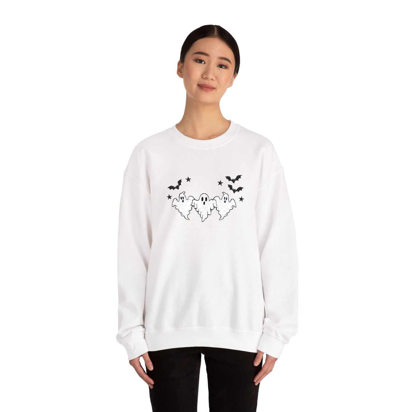 Ghost Halloween Sweatshirt | Unisex Spooky Crewneck